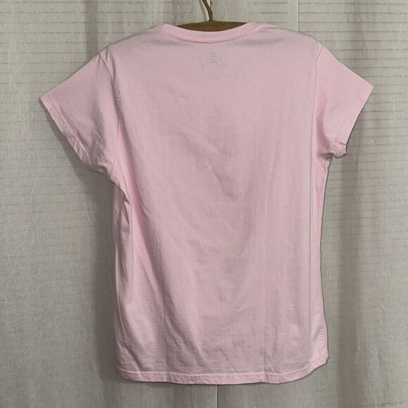 CUFFY’S L Pastel Colors Pink Blue Cape Cod Short Sleeve Relaxed Fit Cotton Tee - Picture 2 of 11